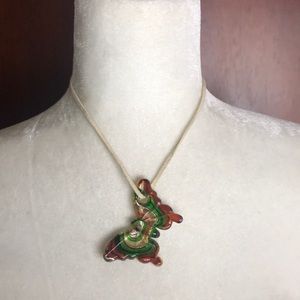 🛍 SALE 4/$20 Butterfly Short Glass Style necklace